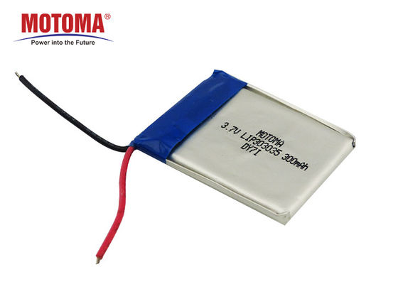 Ακολουθώντας μπαταρία 3.7V 300mah συσκευών OBD 500 φορές ζωή κύκλων