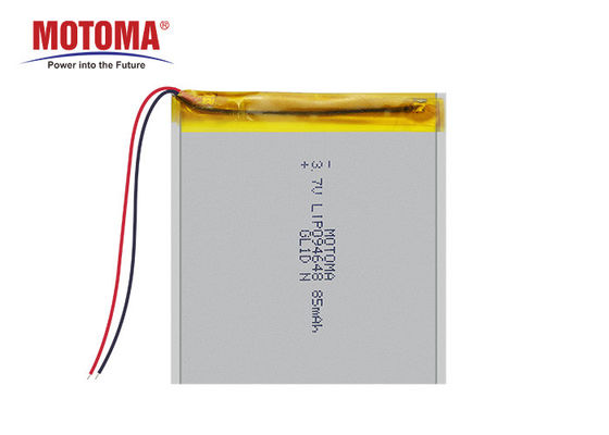 Ελαφριά μπαταρία ιχνηλατών ΠΣΤ 85mah, λεπτή Lipo μπαταρία 0.9mm εξαιρετικά