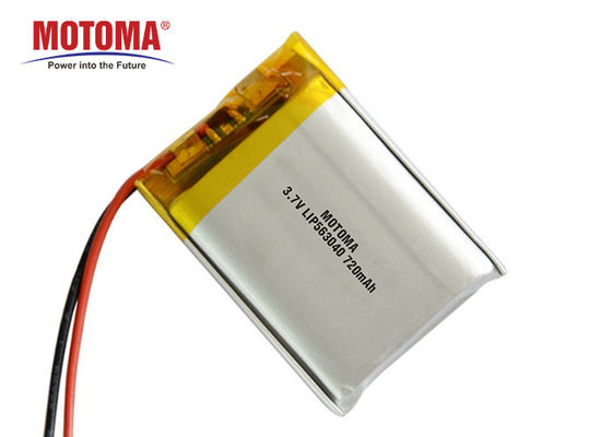 Γρήγορο πακέτο 3,7 Β 720mah 460Wh/L με το PCM και συνδετήρας μπαταριών μπαταριών δαπανών για τη συσκευή IOT