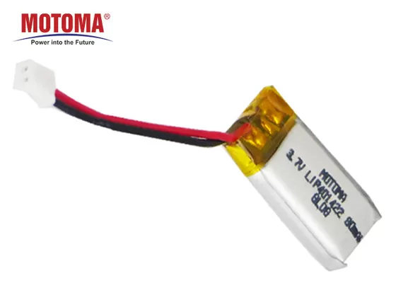 Μίνι μπαταρία 3.7V 80mah συσκευών μεγέθους φορετή με την εξουσιοδότηση 1 έτους