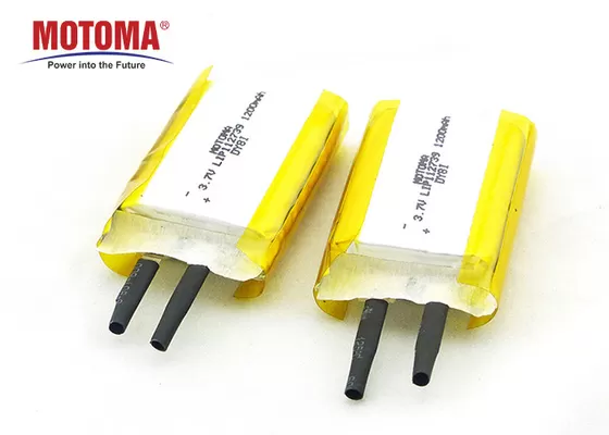 Ιονικό πακέτο 3,7 Β 1200mah μπαταριών λι IOT με το PCM και το συνδετήρα