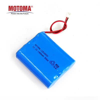 Κυλινδρική μπαταρία λίθιου 11.1V 2000mAh 18650 για το διπλής κατεύθυνσης ραδιόφωνο