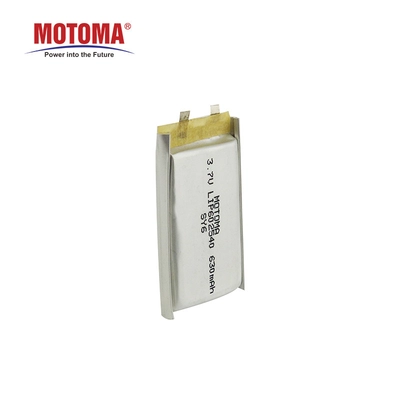 ιονική μπαταρία λίθιου 3.7V 600mAh επαναφορτιζόμενη για τον ιατρικό υγιή ιχνηλάτη
