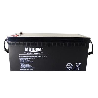 Μακρύ κύκλων πακέτο μπαταριών ζωής 12V 200Ah LiFePO4 ηλιακό με την πιστοποίηση CE UL
